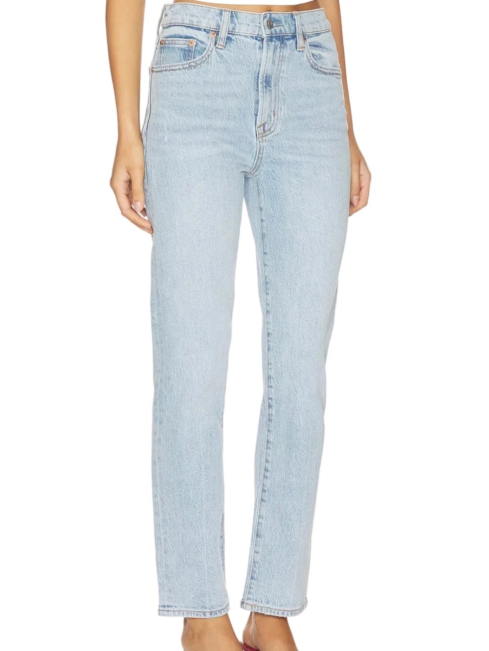 Bri High Rise Slim Straight Jean - Day Off